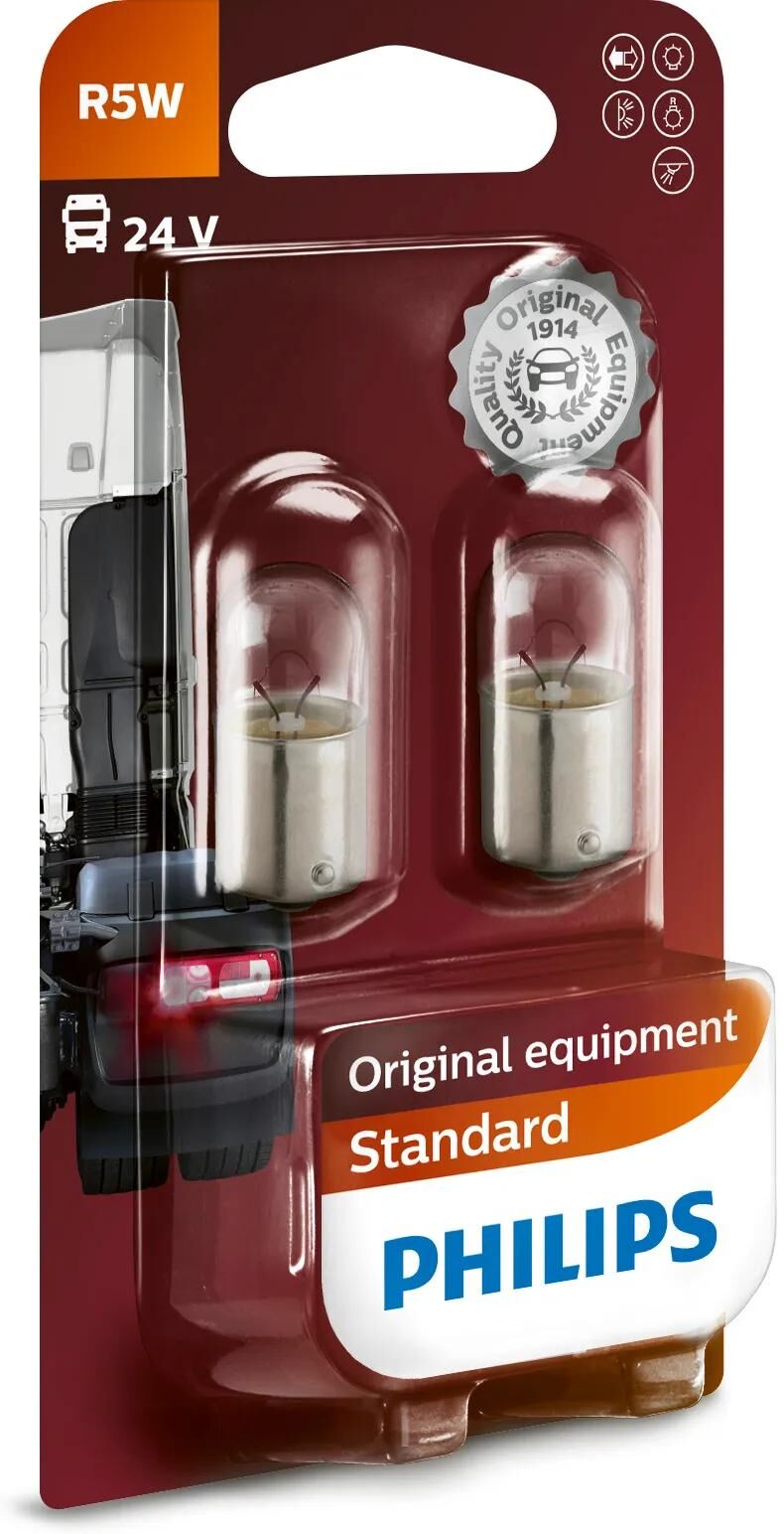 Lámpara de bola Philips lámparas de bola 24v ive nennleist. 5w