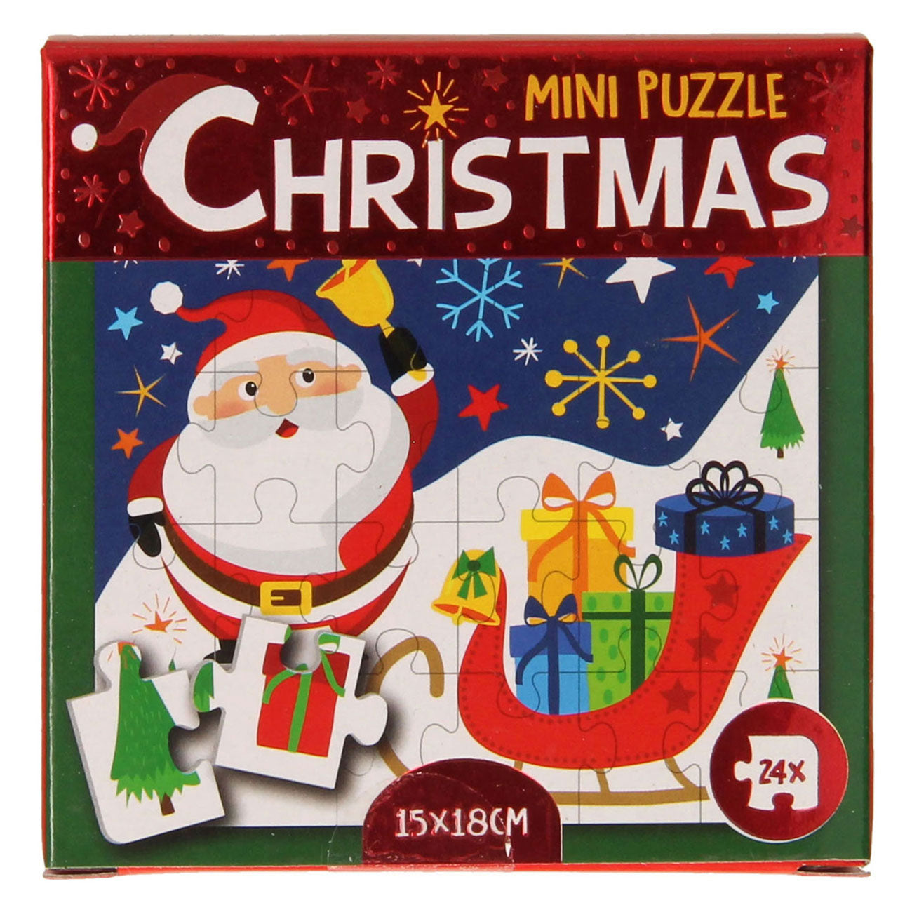 Gana Holanda Mini Puzzle Christmas, 24st.