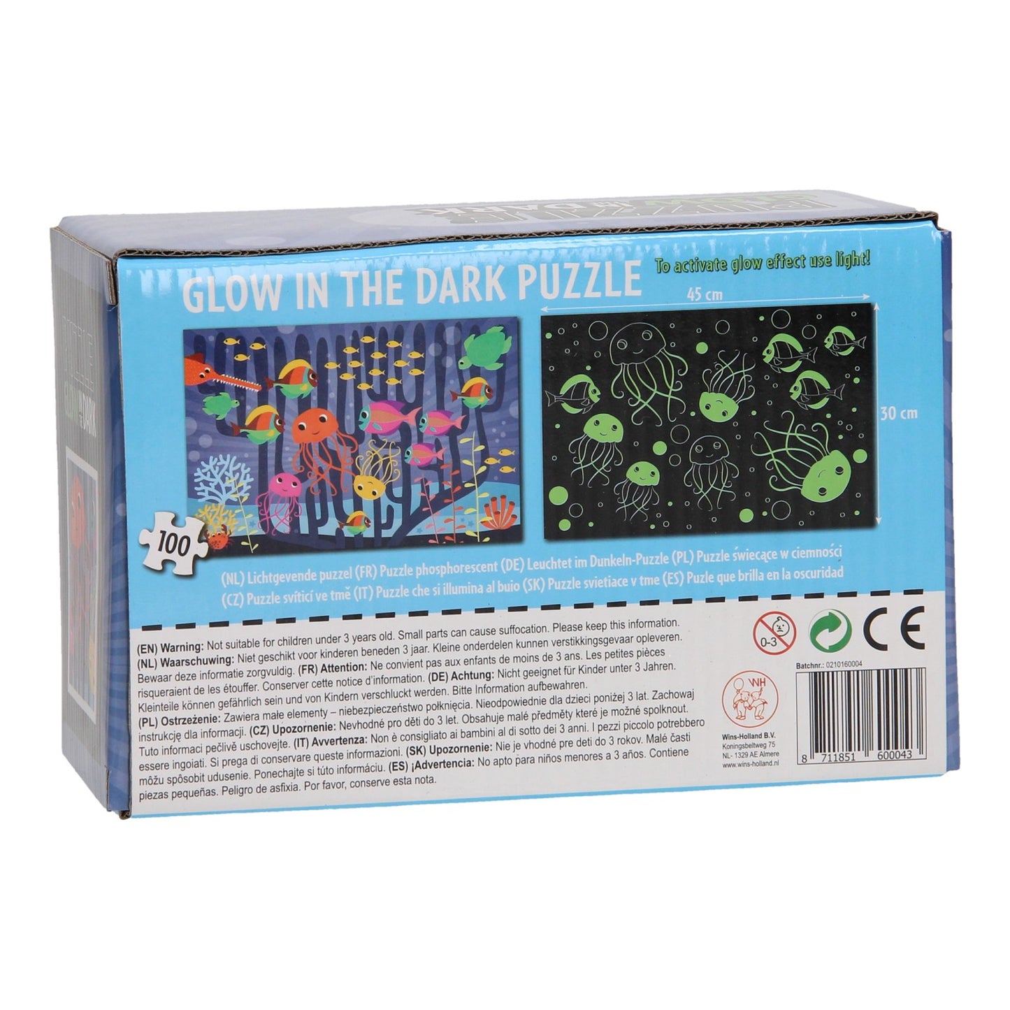 Line Puzzle Glow in the Dark - Underwater World, centesimo.