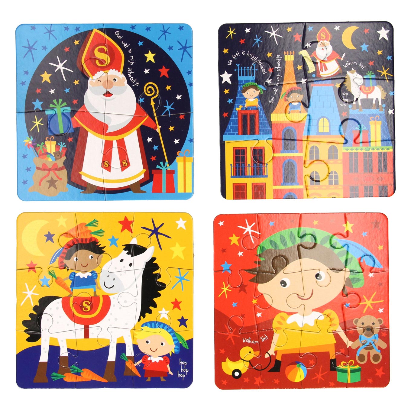 4in1 puzzle sinterklaas