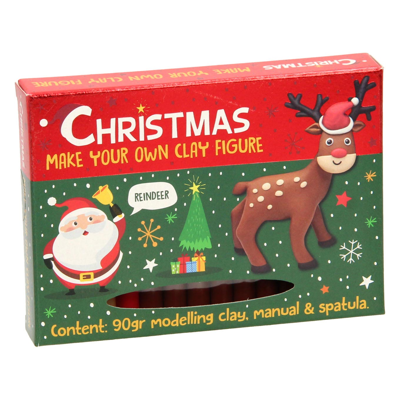 Haz tu propia figura de arcilla Navidad