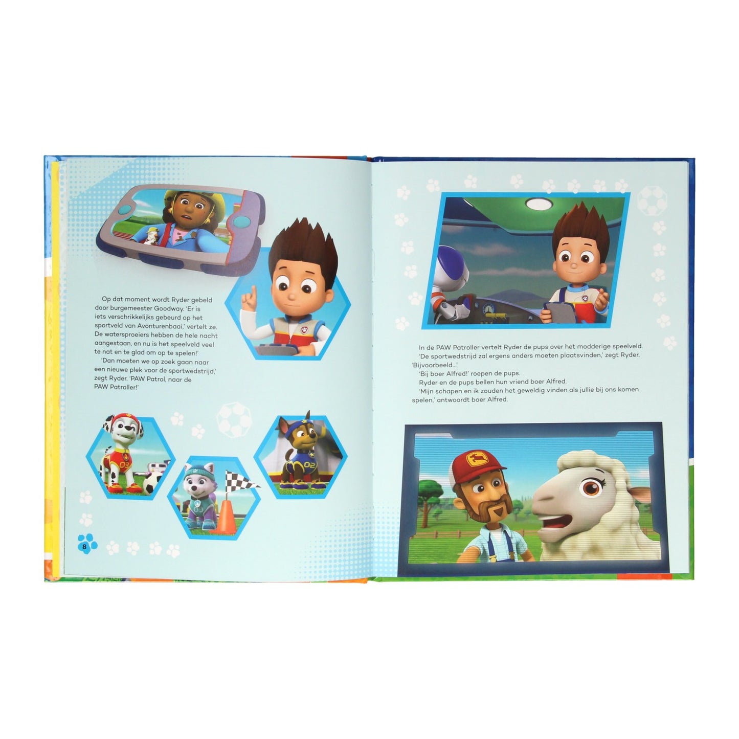 Wins holland voorleesboek de puppsen redden een sportwedstrijd paw patrol