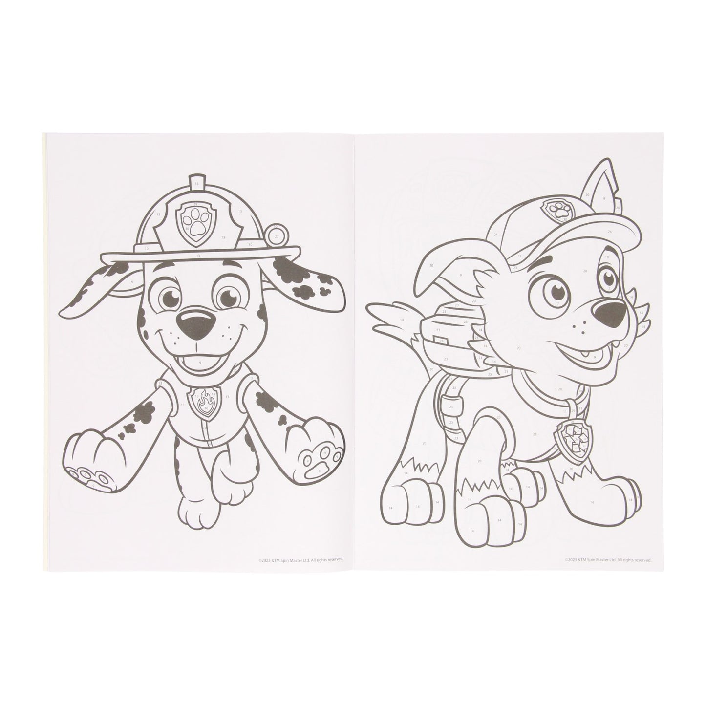 Vince l'Olanda colore per numero Paw Patrol