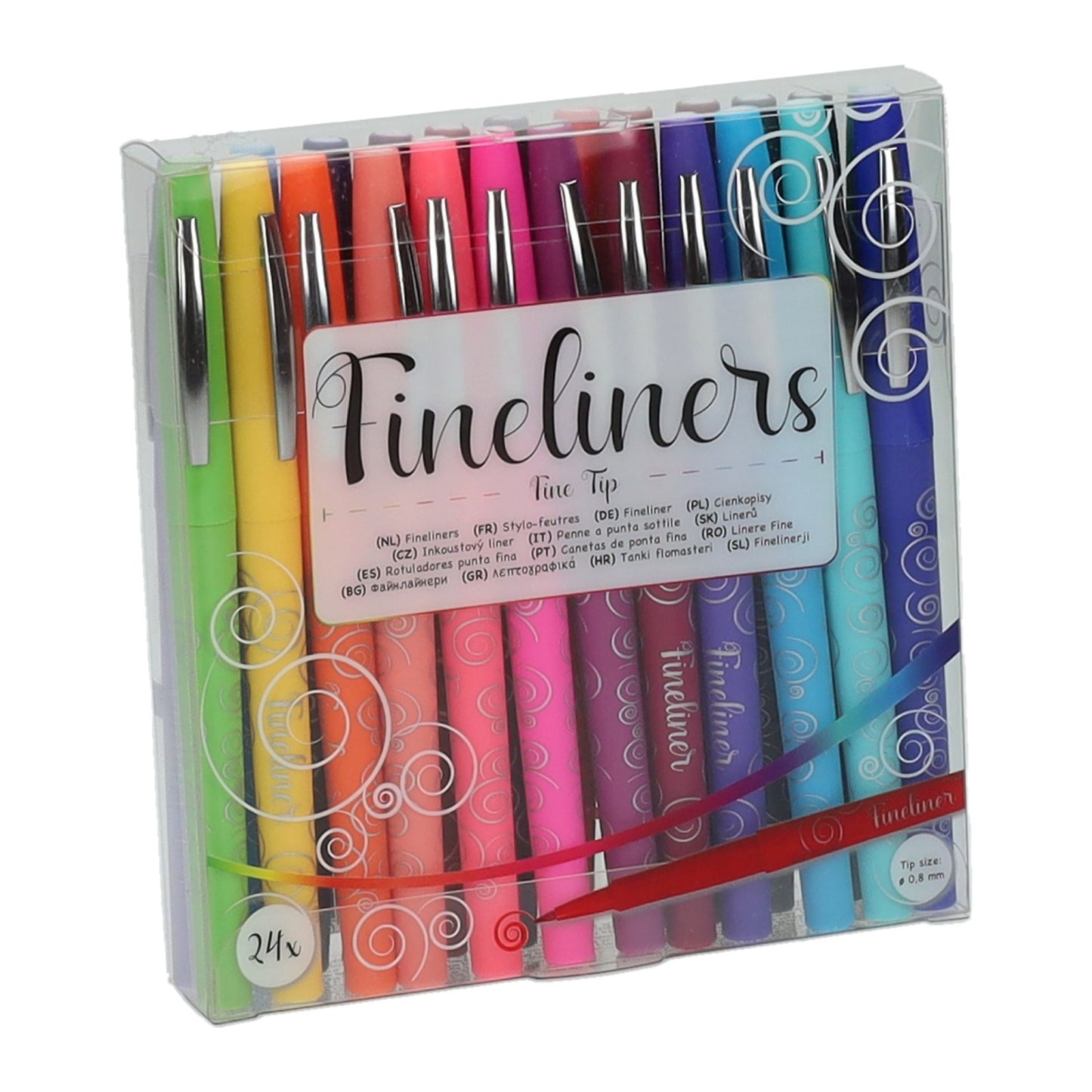 Gana Holanda Fineliners en Luxury Storer Box, 24st