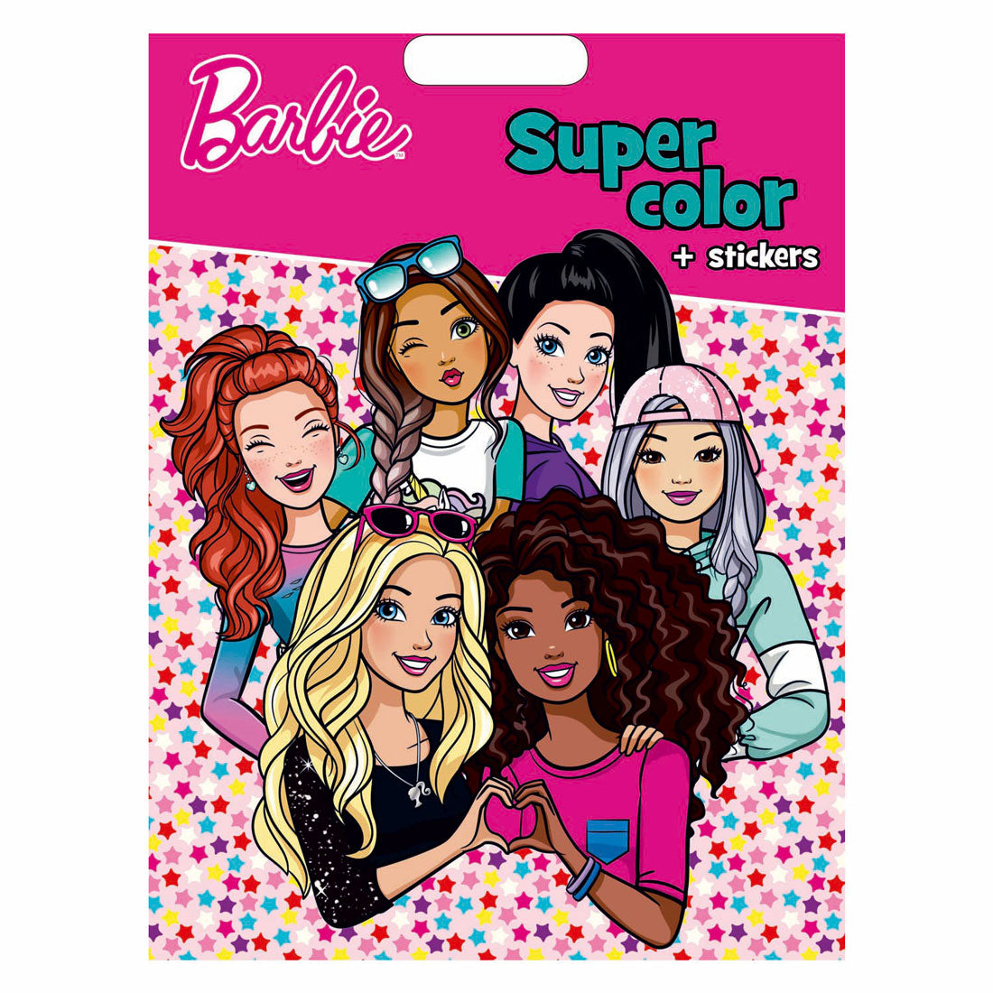 Libros especiales Holanda bv barbie libro para colorear y pegatinas