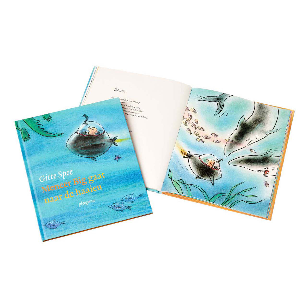 Prenota speciali Netherlands bv (ad alta voce) leggendo il libro Mr. Pig to the sharks