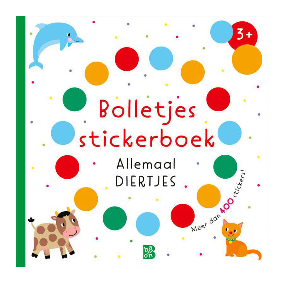 Vince il libro di adesivi a pois dell'Olanda con tutti gli animali!