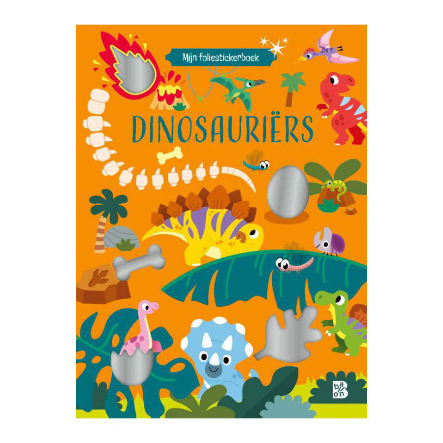 Gana Holanda mi libro de pegatinas foil dinosaurios