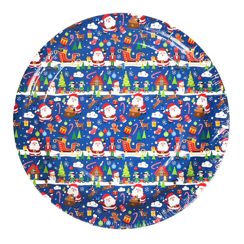 Piatti di carta Wins Holland Natale - 10 pz.