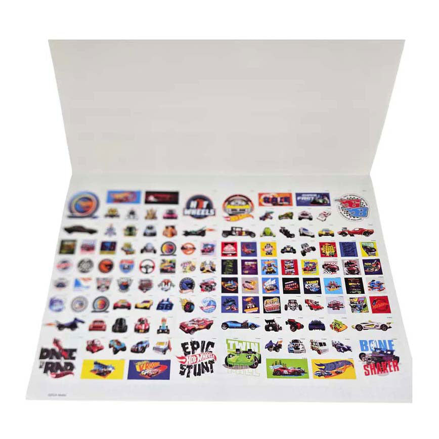 Libro especial Holanda bv hot wheels carteles libro de pegatinas