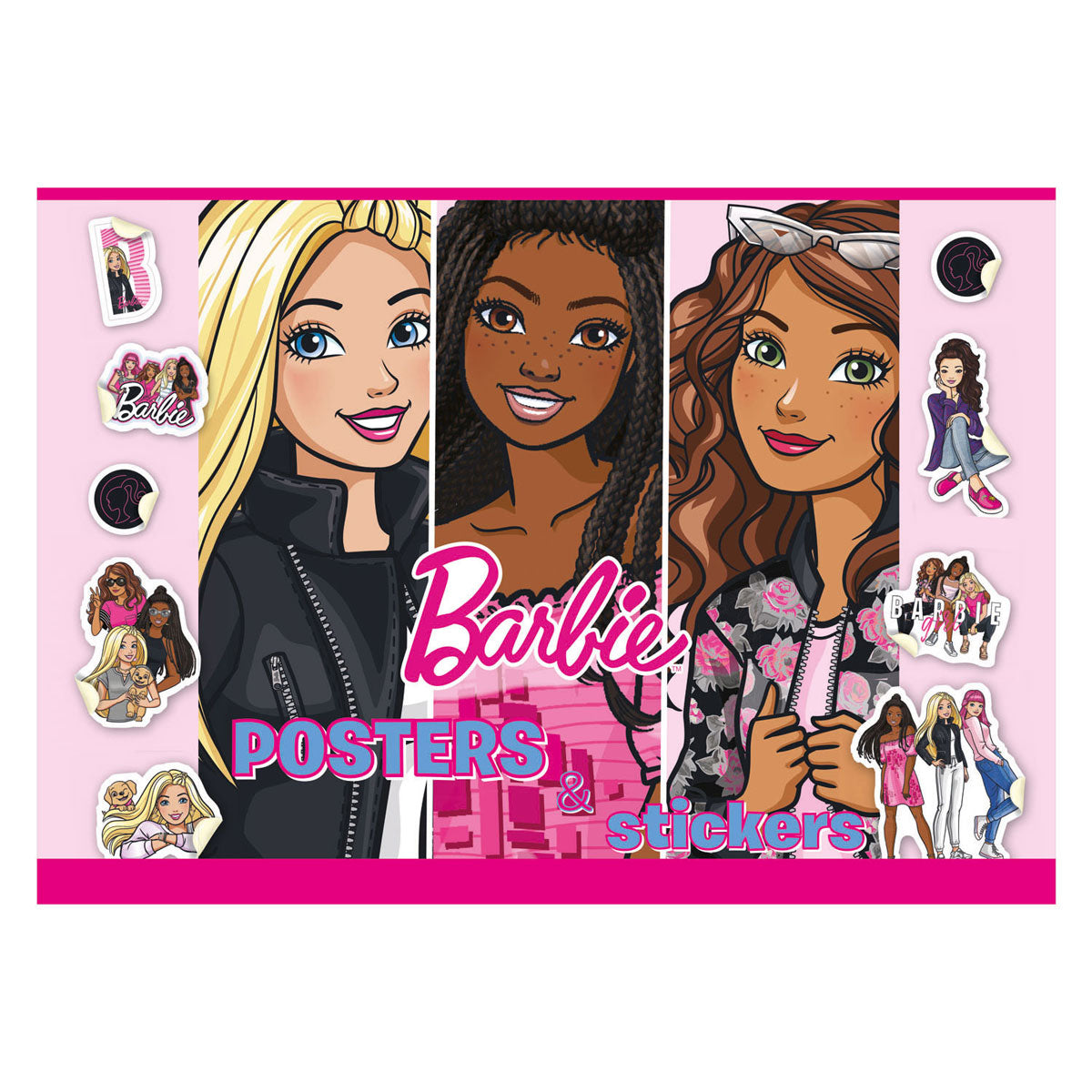 Libro especial Países Bajos BV Barbie libro de carteles para colorear con pegatinas