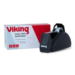 Dispenser per nastro adesivo Office Depot in plastica nera