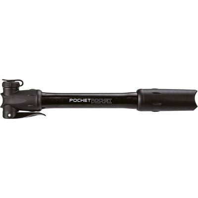Cohete de bolsillo de la bomba de topeak, negro