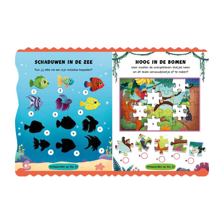 Rebo publishers dieren – stickerplezier activiteitenboek