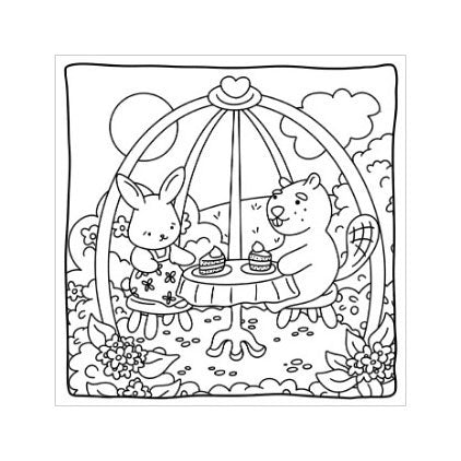 Gli editori Rebo Garden Joy - libro da colorare comodo e accogliente