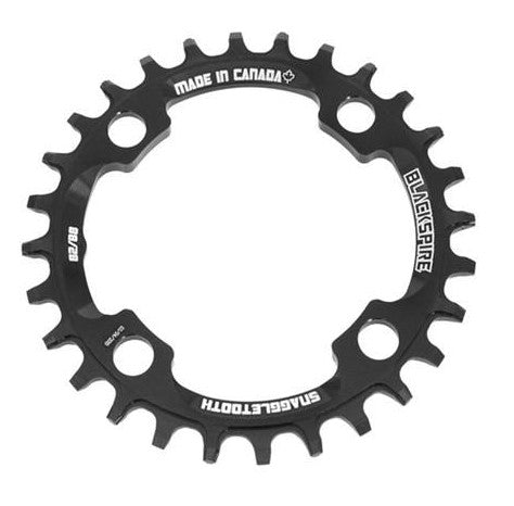 Plato blackspire aluminio 36d 104mm negro