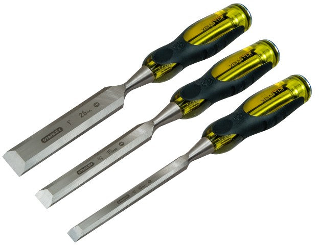 Set scalpelli Stanley per utensili manuali fatmax 3 pz. (12,18,25 mm) - 2-16-268