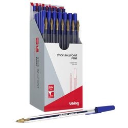 Penna a sfera niceday sbm1.0 blu 0,4 mm 50 pezzi