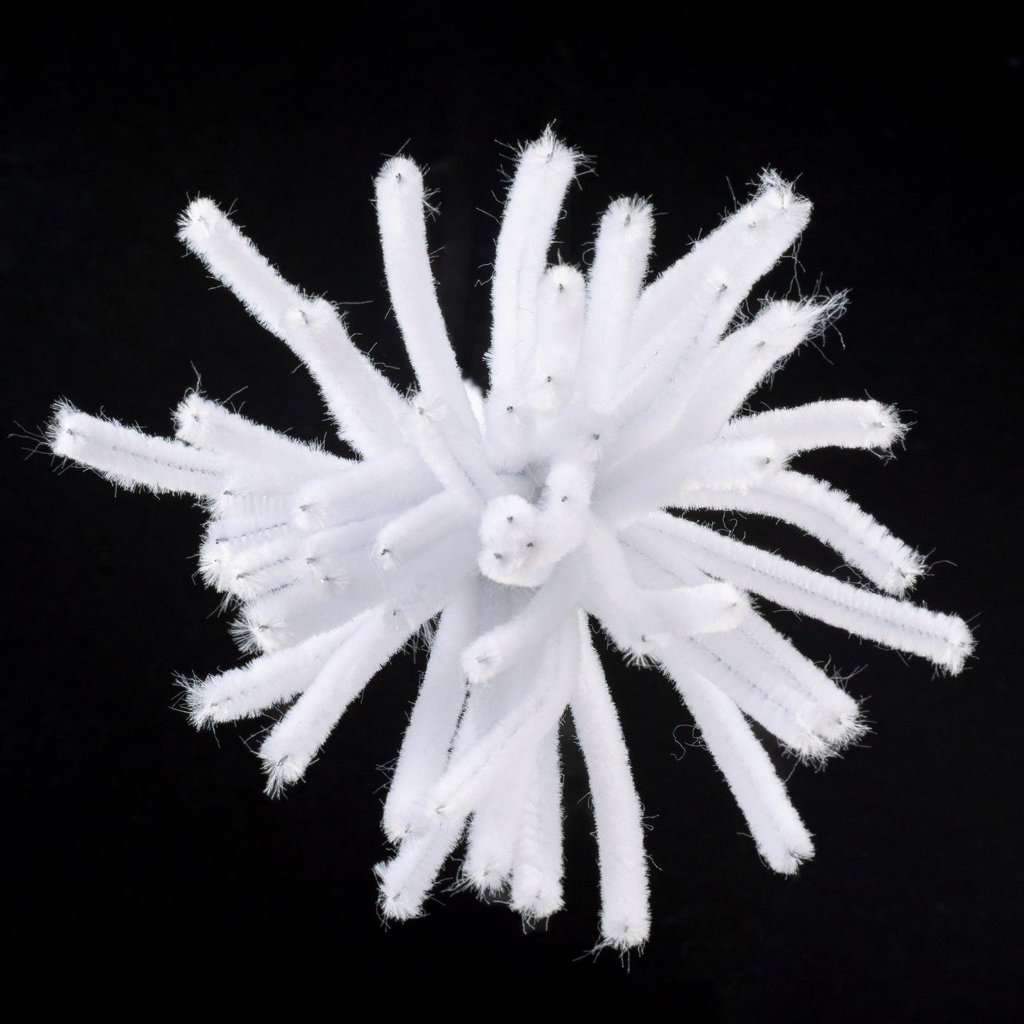 Vaessen creative • fili di ciniglia 6mm 50 pz. 30 cm bianco