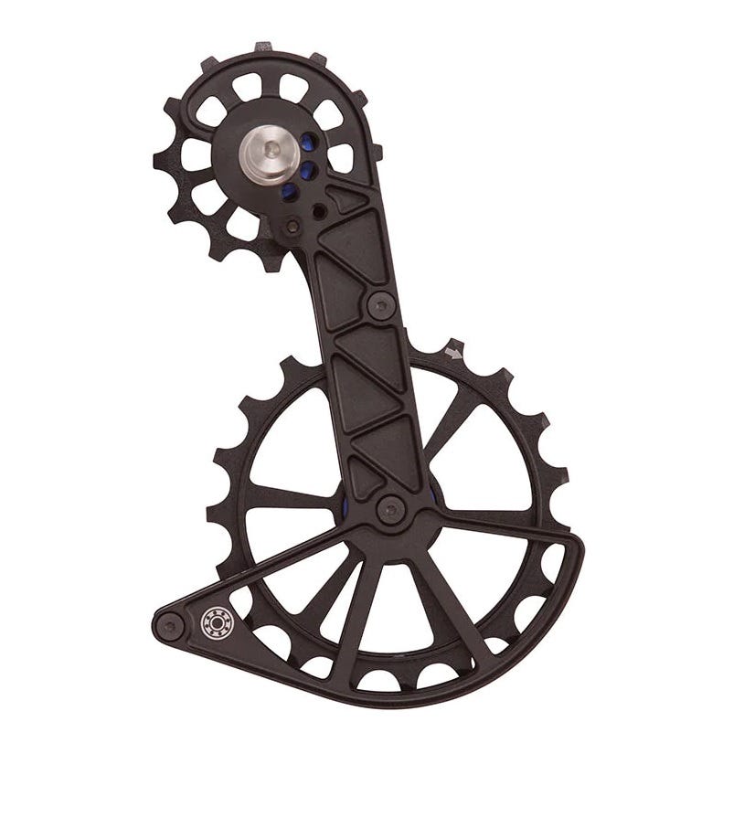 Gabbia deragliatore a sfera kolossos oversize r7000 r7100 nera