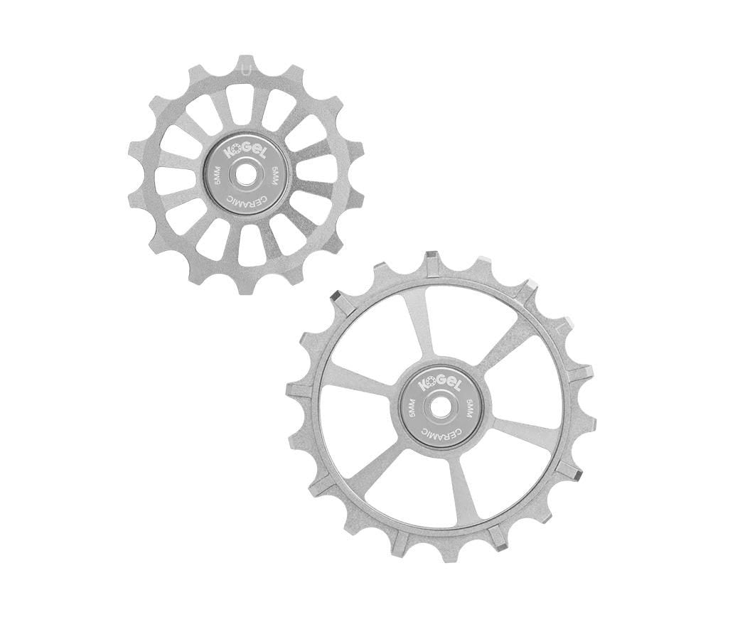 Ruote deragliatore a sfera Sram Cross 14 18t trasmissione grigio