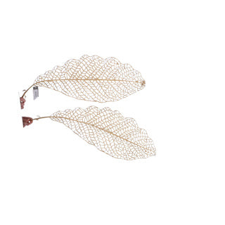 Magazine artificiale Spray fogliare oro 113 cm