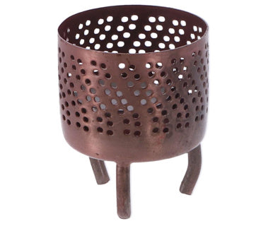 Regali Amsterdam Gifts Amsterdam Metal Tealight Holder Luca 6x6x8 cm rame