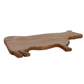 Mango natural de la pizarra de gorrel 41x26x1.6 cm