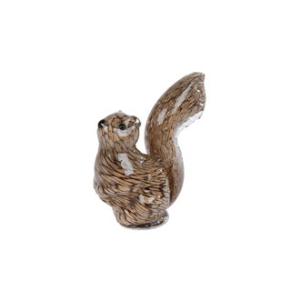 Scoiattolo scultura senza marca 13,5x7,5x17,5 cm | 2 pezzi