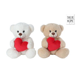 Portami a casa abbraccio peluche con cuore, 21 cm