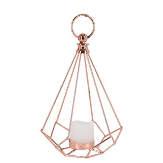 Lantern Edge con candela a LED 23,5 cm