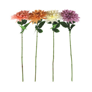 Fiore artificiale Dahlia 4 Assorti