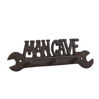 Patilla de abrigo Mancave Old Brown 27x9.5x4 cm