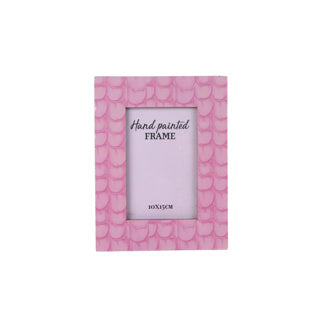 Marco de fotos Masie Pink (10x15) 16x21.5x1cm esmalte de madera