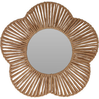 Mirror 38 cm flour with paper