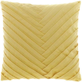 Cojín vive única 45x45 siebe amarillo claro