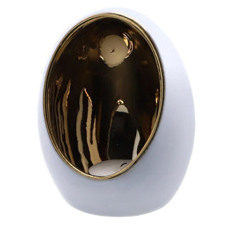 Holight Holder Pim S Gold White Earthw 9.5x9.5 x12,5 cm