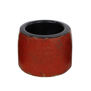 Porta di tealight Ludo Legno riciclato 6x6x10cm
