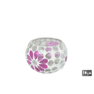 Windlight Holly S Posa Bol rosa Bol 7x8x8cm