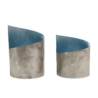 Altri marchi Tealight Holder 2 pezzi Savy Blue Metal