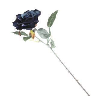 Ptmd fiore artificiale elegante rosa blu scuro 62 cm | 12 pezzi