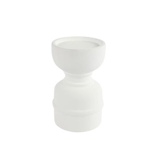 Candelabro Alfredo White 15.5 cm