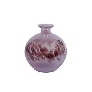 Jarrón Orla Purple Glass 22x22x23.5cm
