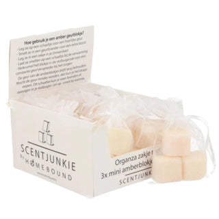 Sacca organza da 4,5 cm pura cubo con 3 pezzi