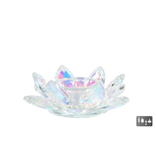 Tallador de correa de loto Pearl Glass 12x12x4cm