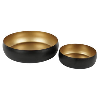 Scala Gold Matt Black 14,5 cm 2 Assorti Set di 2
