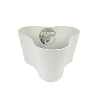 Artstone Pot Claire 26 cm blanco