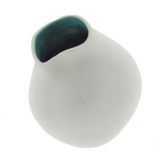 Vase ceramico da 9 cm blu bianco