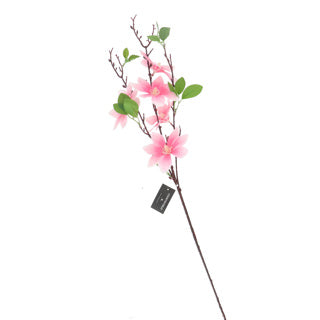 No brand fiore artificiale magnolia rosa 82 cm countryfield | 6 pezzi