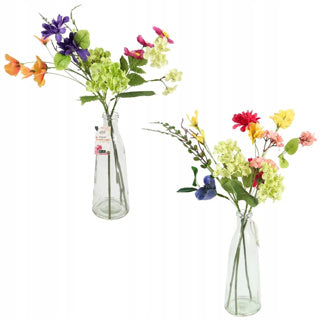 Fiori artificiali in vaso 55 cm 2 assorchi